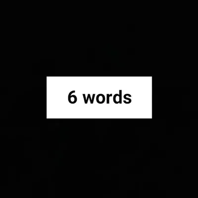 6 words profile