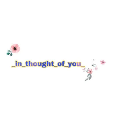 In thought of you profile