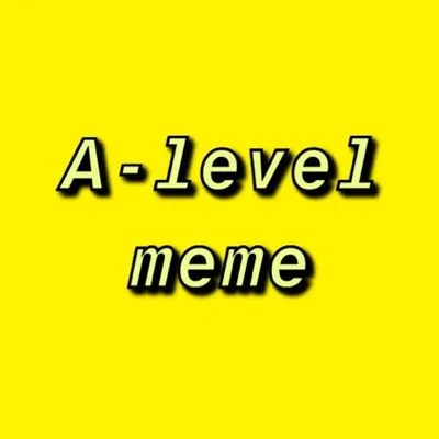 A-Level Memes profile