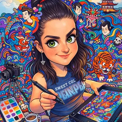AnyAlva glam art profile