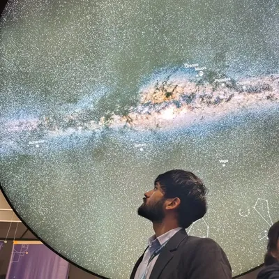 Doctor with a paintbrush profile