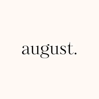 August. profile