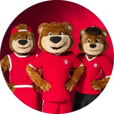 FC Bayern Maskottchen Berni, Mia & Ben profile