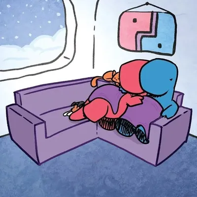 dinosaur couch profile