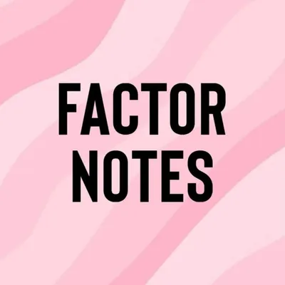 Factor Notes profile