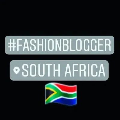 #fashionblogger South Africa profile