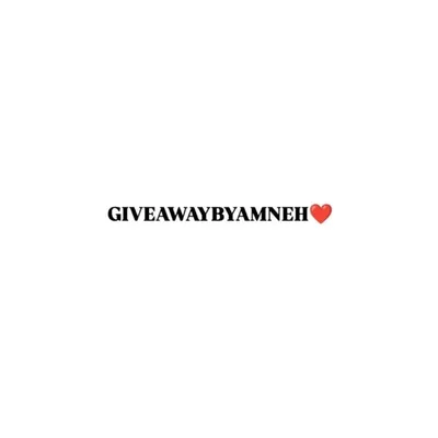 OFFICIAL ACCOUNT OF @GIVEAWAYBYAMNEH❤️ profile
