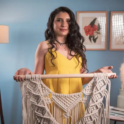 Pame Carrasco. Vestuario, Decoración y Tutoriales de macramé profile