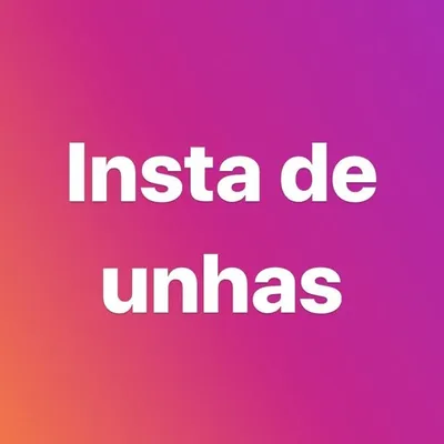Insta De Unhas profile