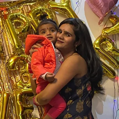 Arpita and Ishanvi |Indian Mom profile