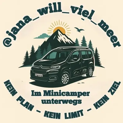 Jana allein als Frau mit Minicamper & Backpack profile