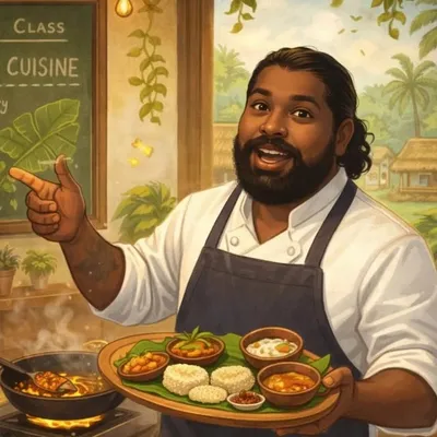 Kerala food cooking classes with Suresh profile