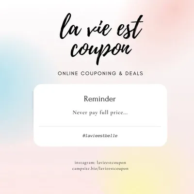 La Vie Est Coupon profile