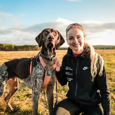 Lea, Casper & Pluto | běhám bez i se psem | naučím tě canicross profile