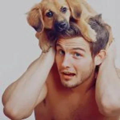 Cute Men. Cuter Pups. profile