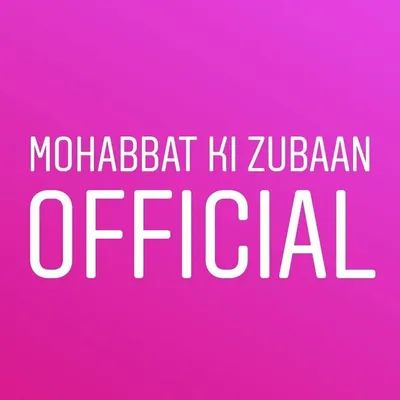 Mohabbat_ki_zubaan_official profile