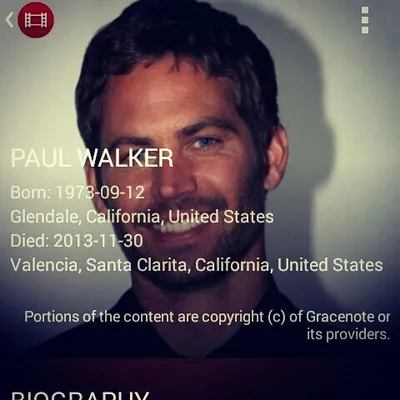 PAUL WALKER profile