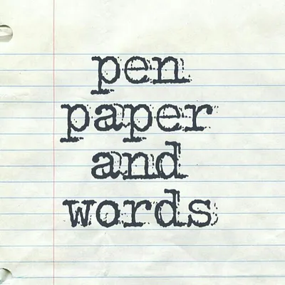 pen paper and words profile
