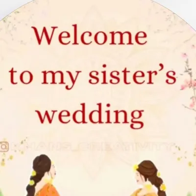 sister wedding profile