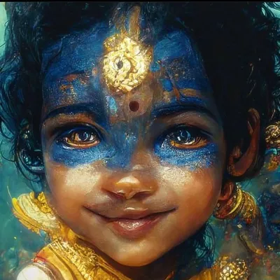 krishna world 🔵 profile