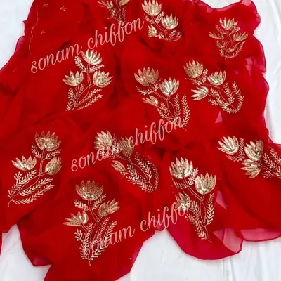 sonam chiffon saree profile