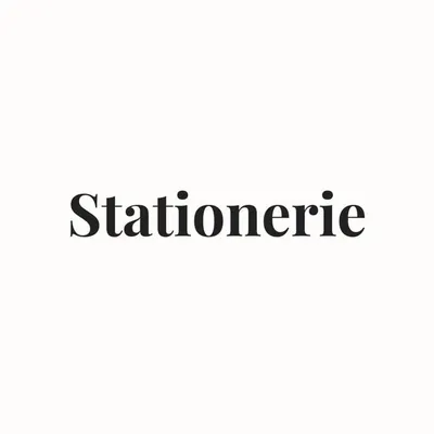 Stationerie profile