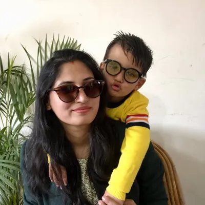Garima and baby Gaurang profile