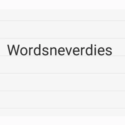 wordsneverdies profile
