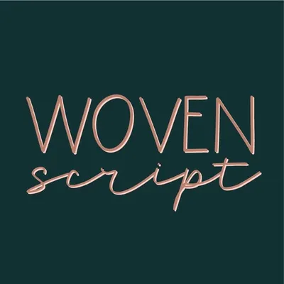 Woven Script profile