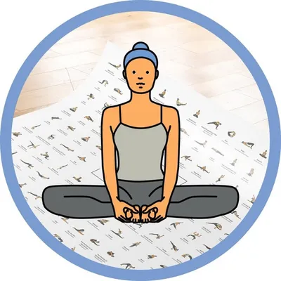Yoga Poster mit 168 Posen profile